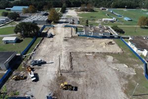 Chiefland Middle High School construction